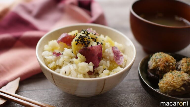 まるごとゴロン！さつまいもの 塩 バター 炊き込みご飯 のレシピ 作り方
