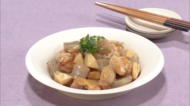 【3分クッキング公式】鶏とたけのこの炒り煮