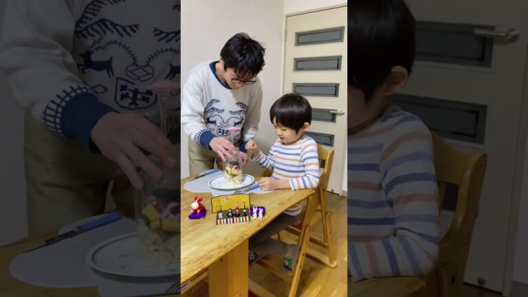 ひな祭りの日にちらし寿司を提供するシングルファザー#shorts #ひな祭り