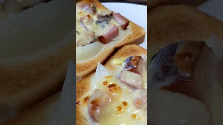 【朝食】簡単ピザトーストつくってみた　#shorts #料理簡単 #中学生