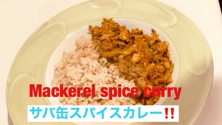 サバ缶スパイスカレー‼️