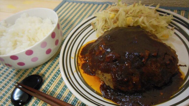 【簡単レシピ】チーズインハンバーグの作り方【Cheese in hamburger】