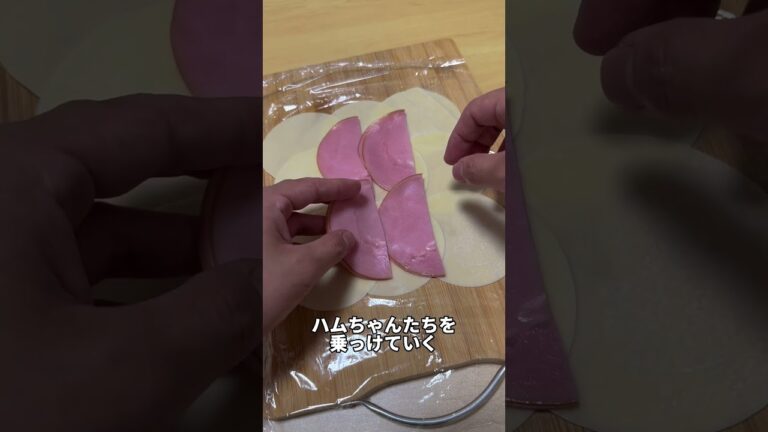 餃子の皮でブリトー作ってみた　#shorts