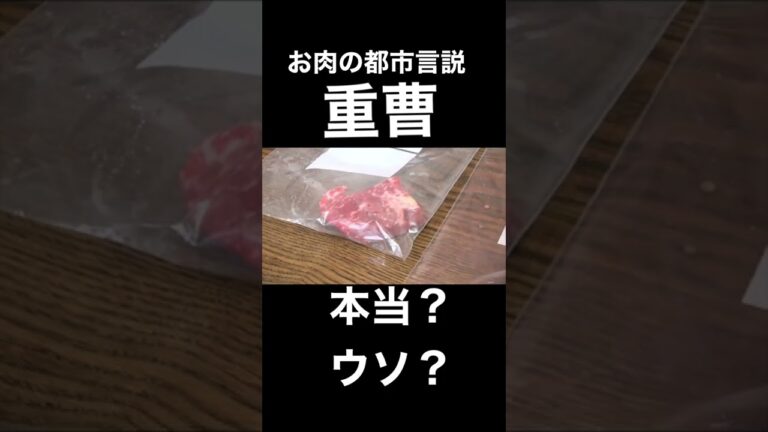 重曹は本当に肉を柔らかくするのか？#shorts