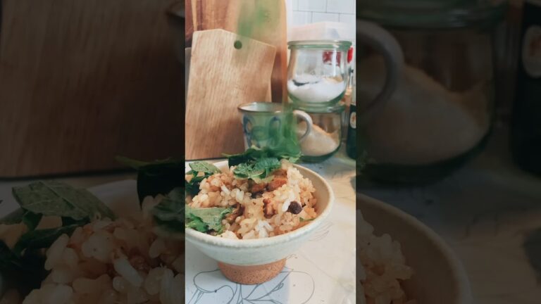 2歳ぱくぱく！ワンオペママの｢かんたん鶏飯｣#shorts #主婦vlog #レシピ #朝ごはん