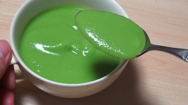 【冷凍品でもOK】グリーンピースのポタージュの作り方＜簡単レシピ（ミキサー使用）＞｟Potage de petits pois / Green peas soup｠