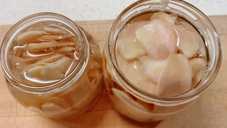 新生姜の甘酢漬けのレシピ Имбирь