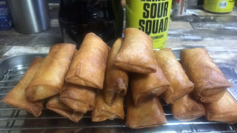 大量のパリパリ春巻きで飲むよい！