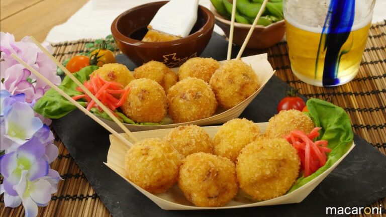 ぎっしりプリ旨！ タコと じゃがいもの たこ焼き風 コロッケ のレシピ 作り方