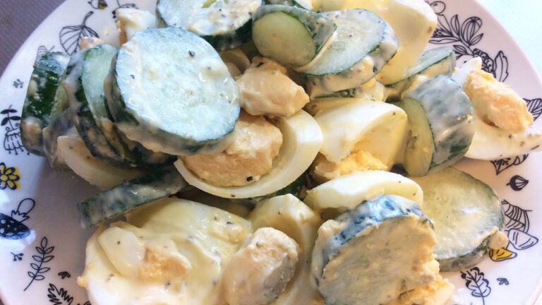 ゆで卵ときゅうりのマヨサラダ