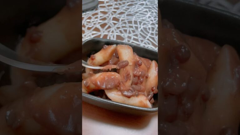 シンプルで美味しい【あんこトッポギ】 #簡単レシピ #料理 #炊飯器レシピ #ショート