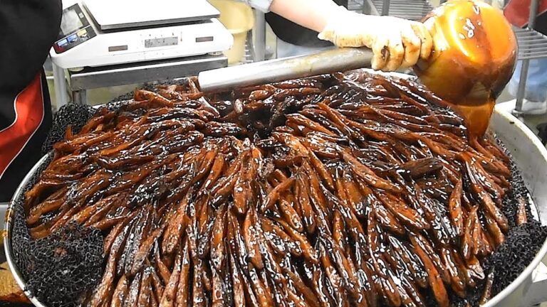 縁起物のハゼの甘露煮づくり最盛期　愛知県豊川市