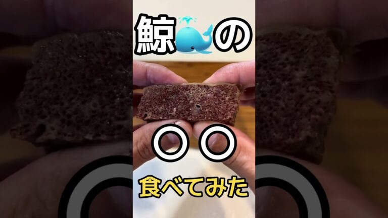 【閲覧注意】鯨の〇〇食べてみた#shorts #鯨 #くじら #大地町#料理 #内臓 #珍味 #味#おつまみ #酒 #