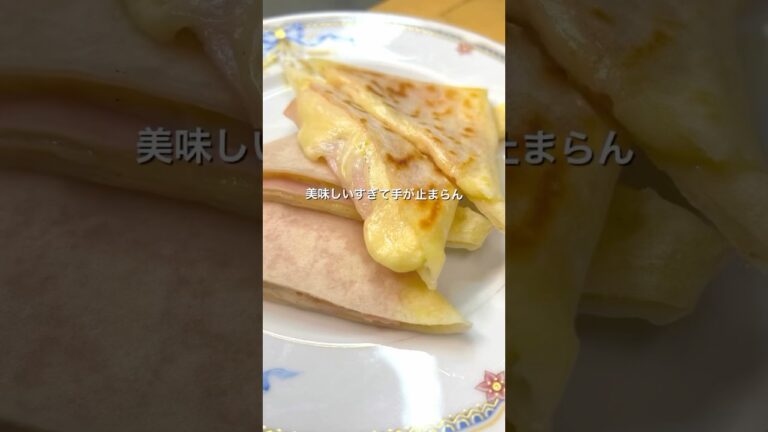 材料3つの簡単ブリトー風レシピ🌯