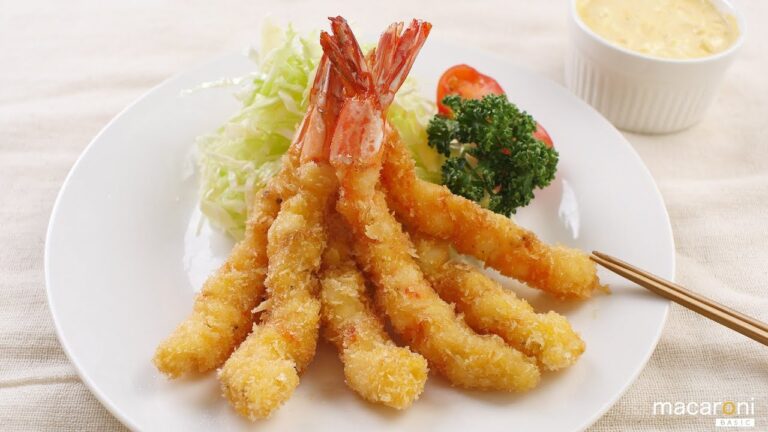 【基本のレシピ】まっすぐ揚がる！ 洋食屋さんのような サクサク エビ フライ のレシピ 作り方
