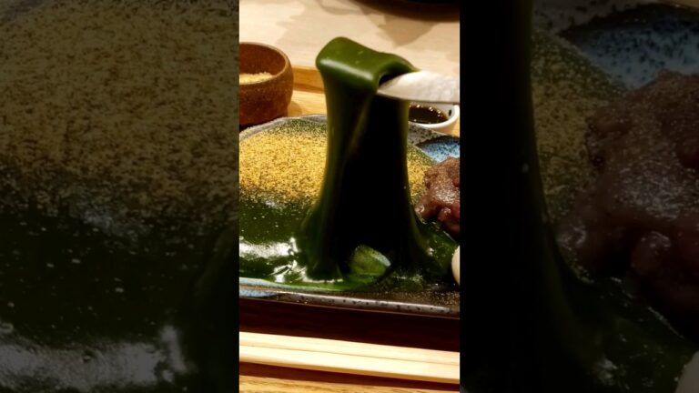 抹茶わらび餅 Matcha Warabimochi #shorts