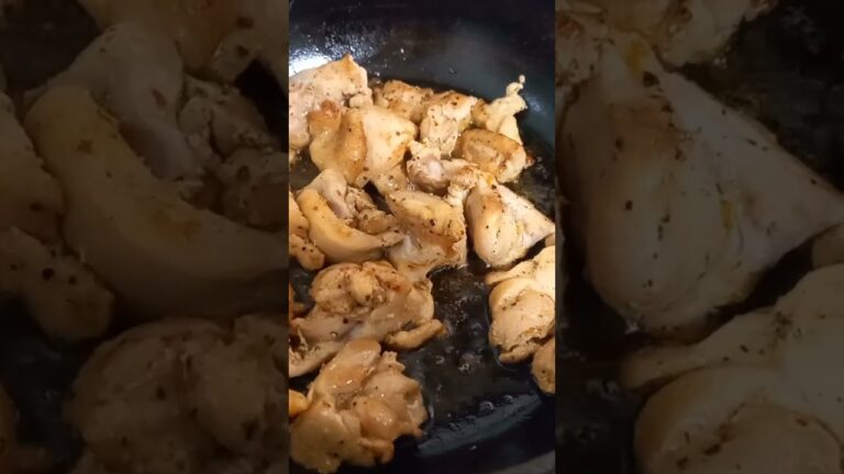 [簡単レシピ] 鶏肉を塩焼きにしてみた　 #飯テロ #おうちごはん #ひとり飯 #ズボラ飯 #男飯 #グルメ #自炊