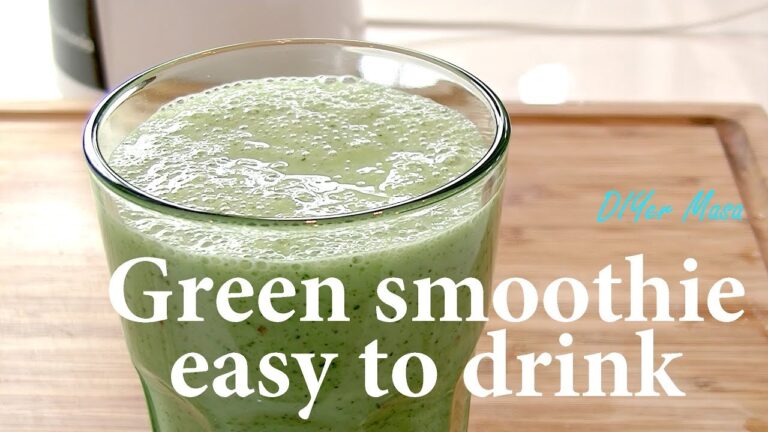 [smoothie] 飲みやすいグリーンスムージー ☆ Green smoothie easy to drink