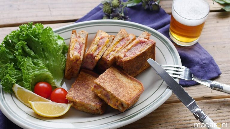 ホットサンドメーカーいらず。コンビーフポテト の ホットサンド の レシピ 作り方
