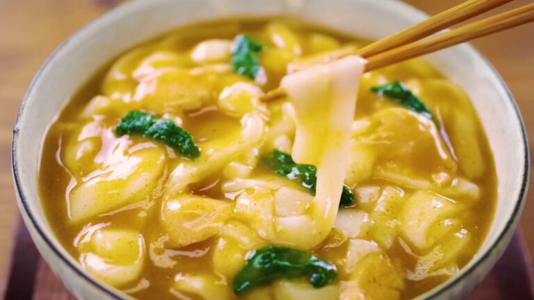 【見た目も美味しいえんげ食レシピ】カレーうどん｜訪問歯科ネット