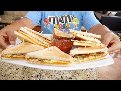 デンバーオムレツ・サンドイッチを作りました。アメリカ生活・我が家の食事編　#140
