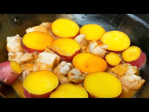 簡単煮物！鶏肉とさつまいものレシピ