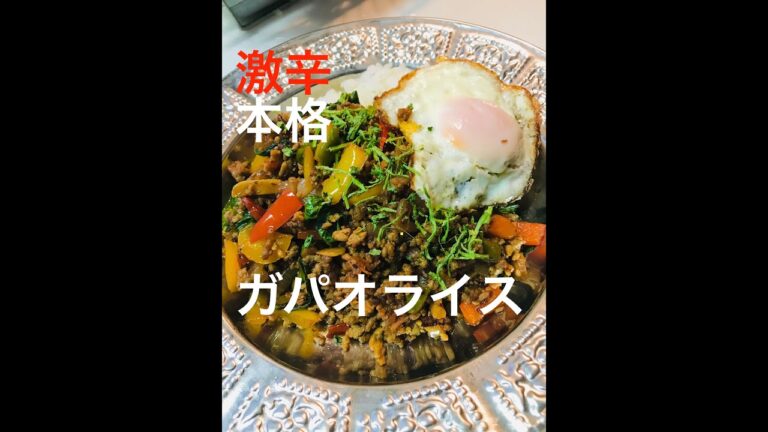 【本格スパイス料理】ガパオライスの作り方　座禅スパイス料理