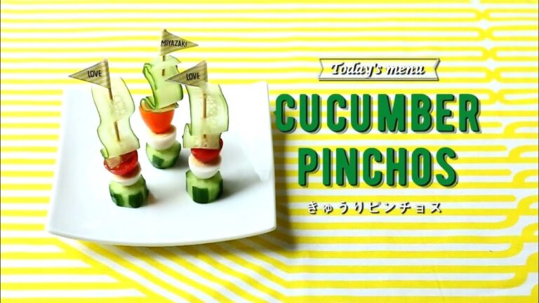 Cubic! 「Cucumber Pinchos｜きゅうりピンチョス」　きゅうりをもっと美味しく、楽しく