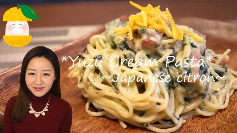 【cooking】身体も心もポッカポカ💗柚子のクリームパスタの作り方♪🍊