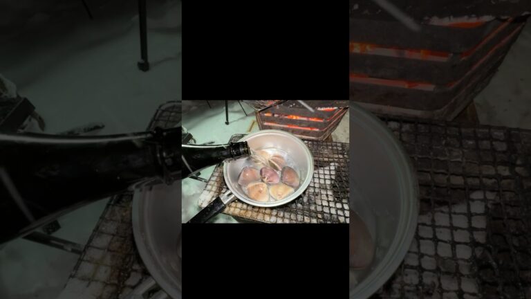 Sake steamed clams is No. 1 #BBQ