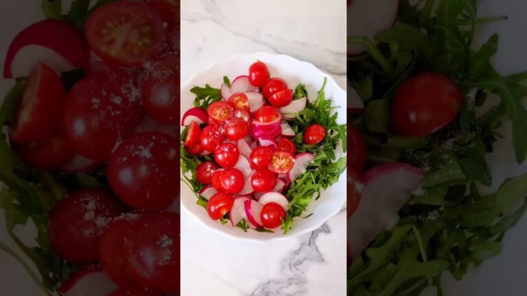 ルッコラと大根のサラダ