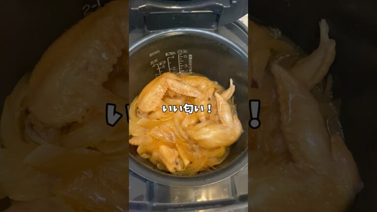 【簡単レシピ】炊飯器で作るトロトロ手羽先煮！！#簡単レシピ