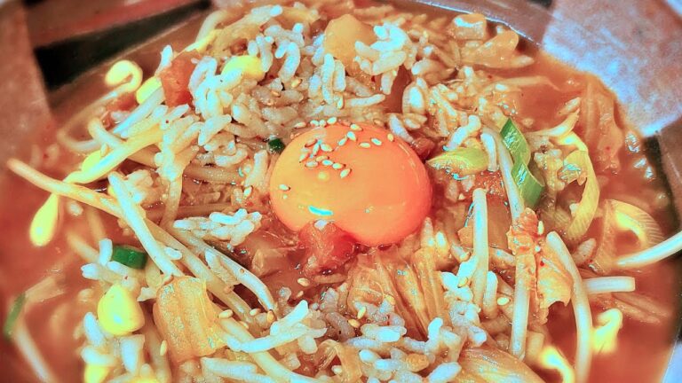 食欲がない時超おすすめ！キムチ粥レシピ  #Shorts