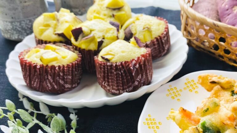 【簡単！時短レシピ】さつまいもの蒸しケーキ＆がね天