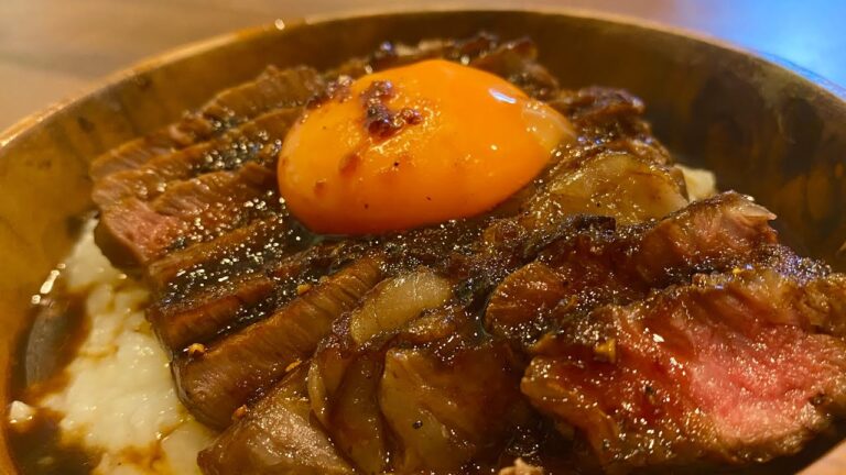 【お粥ステーキ丼】回復した屋敷しもべ