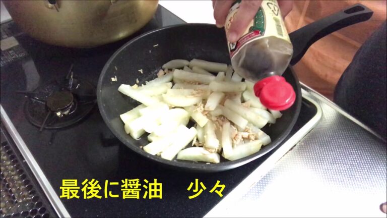大根レシピ　簡単大根ツナ炒めと辛子大根漬け