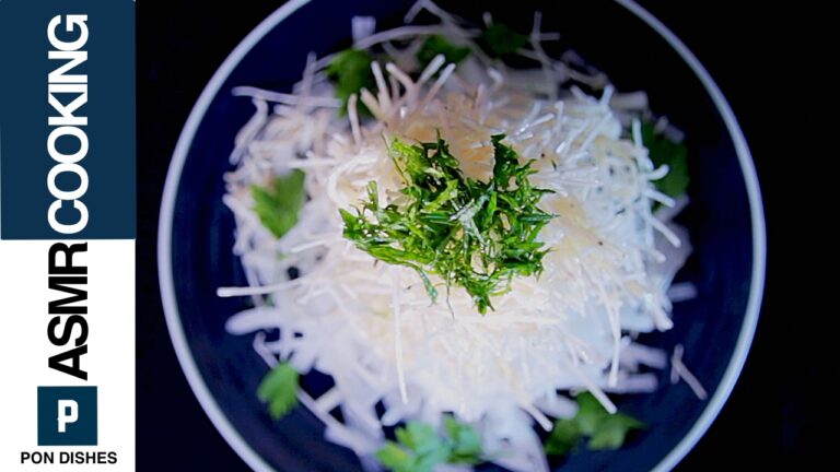 大根のレシピ!パリパリ大根サラダ【No Music】How to make Japanese radish salad