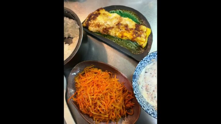 とん平焼きと鯖マヨキンパ