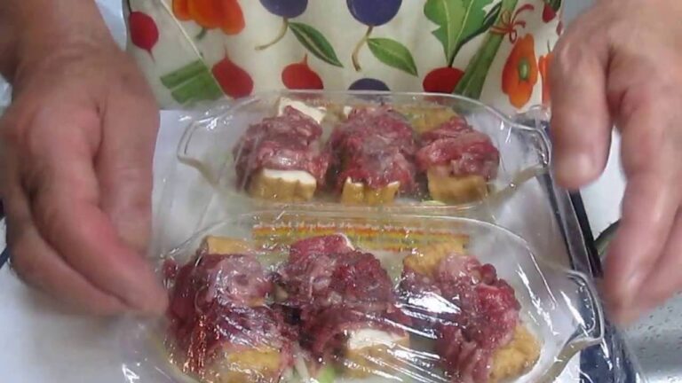 厚揚げの牛肉巻き(2人前)