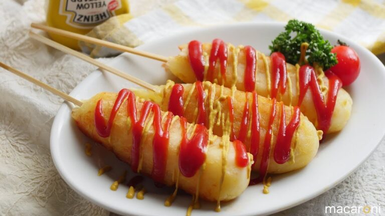 いももちチーズドッグ のレシピ 作り方