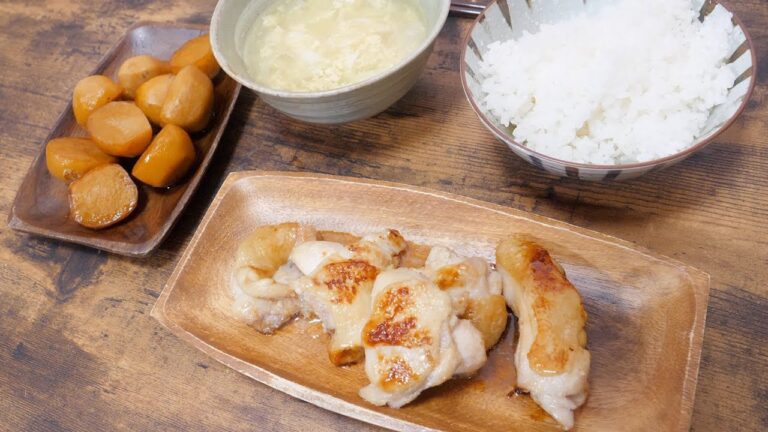 超簡単絶品の鶏肉の塩焼きと里芋の煮物が抜群に美味しい！！！