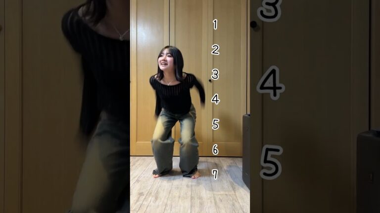 何番の位置までジャンプすることができる？？3姉妹でジャンプ力チャレンジをやってみた結果…#Shorts