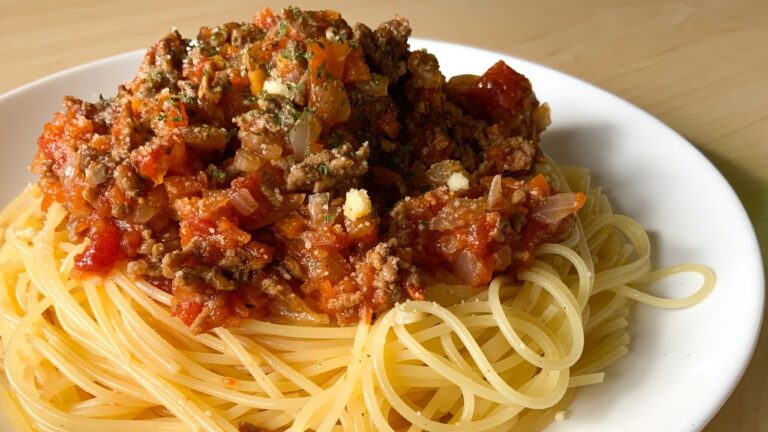 ミートソーススパゲティの作り方【ボロネーゼ】
