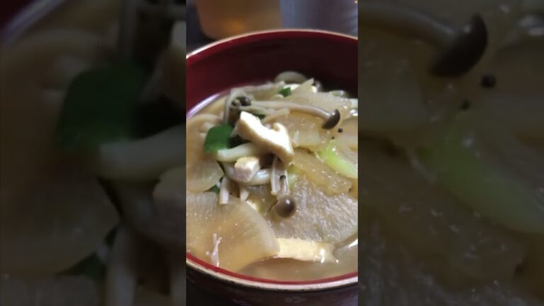 【夕食】今夜は煮込みうどん