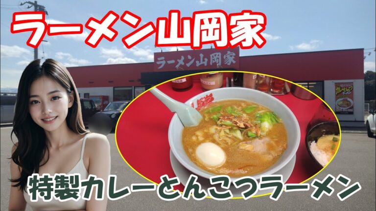 【特製カレーとんこつラーメン】ラーメン山岡家　2025年3月28日販売開始の期間限定メニュー　濃厚豚骨スープにカレースパイスと味噌を加えたという特製カレーとんこつスープ　石川県小松市