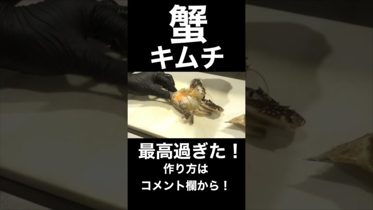 カニを使ったキムチってなに？#shorts #焼肉 #キムチ