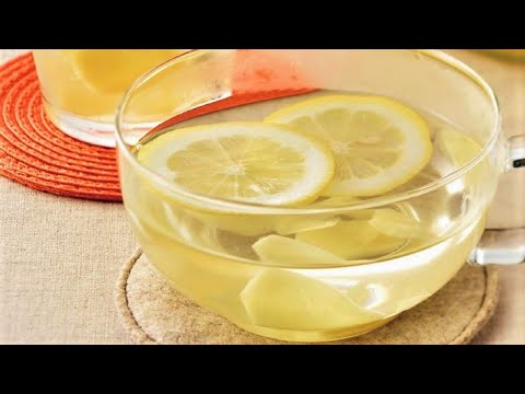 おいしい酢で作るレモン酢！生姜とレモンのサワードリンクの作り方。