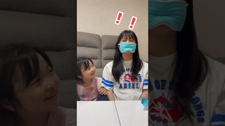 【検証】いきなり妹の前でマスクを食べてみた結果・・www #shorts