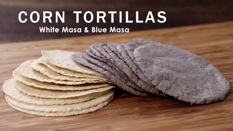 超簡単！【自家製】コーントルティーヤ2種類　タコスやチップスに！//Homemade corn tortillas (2 types)For tacos and chips !