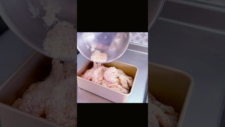 塩麹で簡単ジューシーささみフライ#shorts